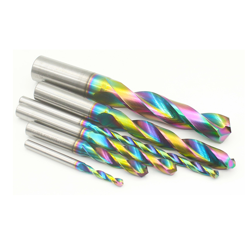 CNC Colorful Coating Carbide Drill