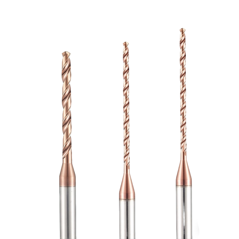Extended tungsten carbide fixed shank drill bits