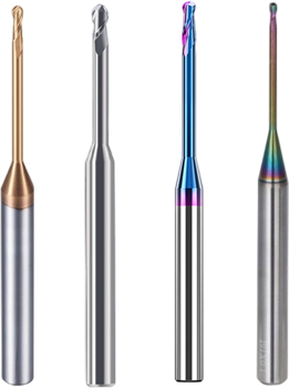 Long neck ball carbide end mill cutter
